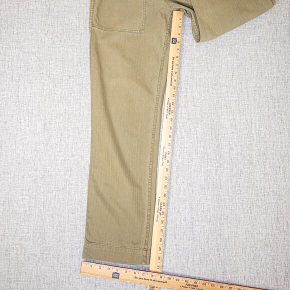 Alex Mill Field Pants in Herringbone Vintage Olive size 29 - Picture 10 of 11